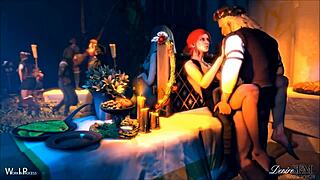 The witcher animated series featuring hentai elements