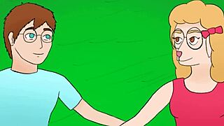 Library Romance Tomni with Big Tits! Wow!