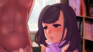 Anime hentai with big tits punished in wild handjob scene