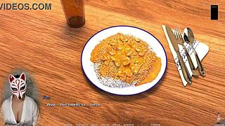 i watch three busty russian milfs in sexy stockings race in this hentai game