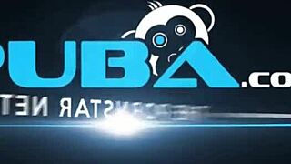 Hot brunette Christy Mack teases solo with big tits.