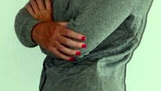 Suggestive-Neutral Lana Rey Virgin Explores Her Body with Sensual Rubs