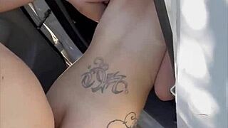 Man, this slim thick trashy hooker got banged hard in public with a messy facial