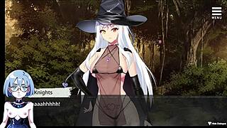 I explore the witch's prison in this hentai game