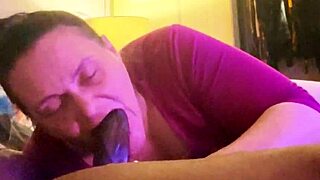 only way to taste that huge black cock is deep in mouth