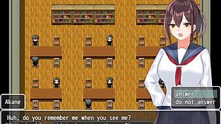 Letting a schoolboy explore female curves in the library. Class president stays bold for outdoor study.