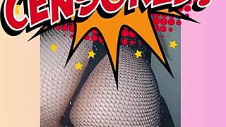 Hell Yeah! Stunning Redhead Megan Fire Delivers Real Strip Tease on Sheer!