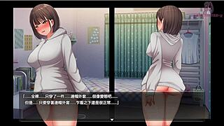 night thrill with anime hentai exposing body at the pole