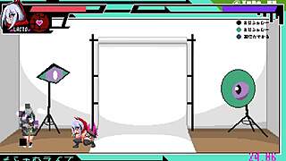 H-game buzama gameplay in anime style