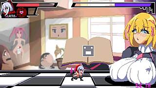 H-game buzama gameplay in anime style