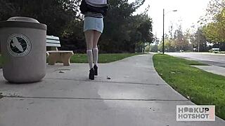 देखो कालर वाली रंडी विक्टोरिया ग्रेसेन बिना कंडोम मॉन्स्टर लंड पर गरम होकर राइड कर रही!