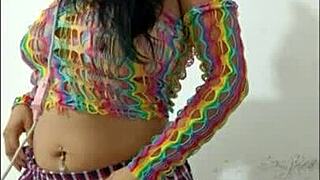 Hey, wanna see her open that wet pussy and slide in a pink dildo for fun?