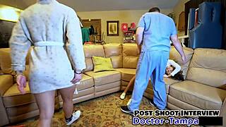 dr tampa oversees genesis during her first gyno exam in florida