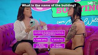 Two Brunettes Masturbate Wildly!