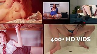 This 18-Year-Old British Redhead Sucks and Swallows Like a Pro