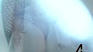 Seductive Busty Latina Lily Lane Fucks Alex Legend in Fishnets