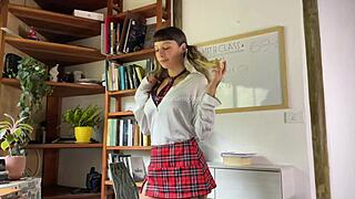 I seduce my Colombian teacher in class to fulfill wild fantasies! 🔥