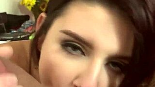 Beautiful librarian sucks big dick first time 😍