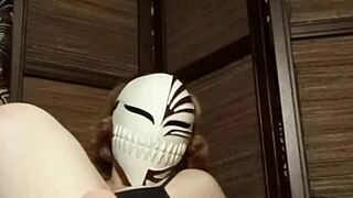 Petite babe in pantyhose teases with big tits solo