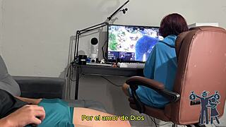 Did I risk it all pulling out my cock with Spanish subtitles?