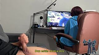 Did I risk it all pulling out my cock with Spanish subtitles?