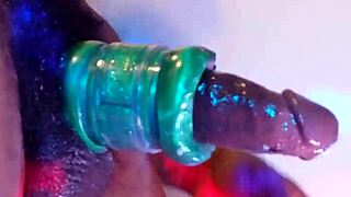 i worship this huge bodybuilder's big black cock, dirty talking as i masturbate and catch every cumshot