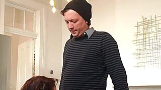 Sneaky Perv Films Beautiful Woman Sucking His Hard Cock