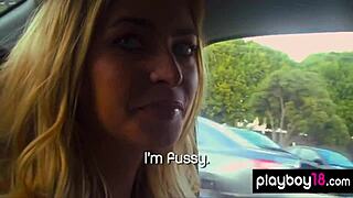 Busty Australian Beauty Posing Outdoor