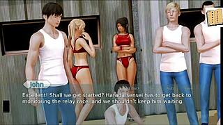 Exploring the academy in game 102