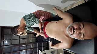 Stripping Naive Masseuse for Groping and Wet Sex Massage Session