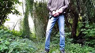 Bent Over and Fucked Mother in Law Doggystyle Outdoors in the Park with Kinky Action