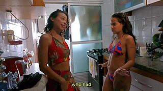 women demonstrate independence from men through intense bitching sessions with subtitles in english