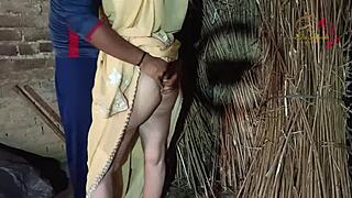 Banging outside the house with my sister-in-law in wild doggystyle over the fence