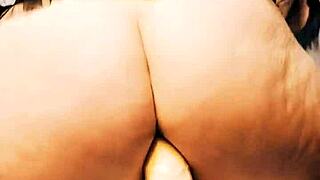 Solo Squirt and Anal Play in Homemade Clip