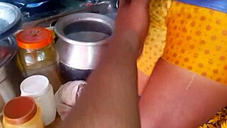 Desi Bhabhi Cooks Up Steamy Sex in Kitchen