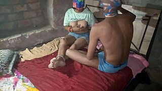 I can’t believe how much I crave my tall Indian step sister after her bath. Her sexy body drives me wild!