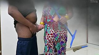 telugu andhra maid enjoys steamy fun with landlord in private