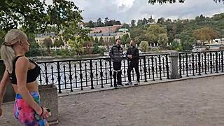 Unreal! Busty milf Laura Crystal takes hardcore anal dp and dap with cum swallow!