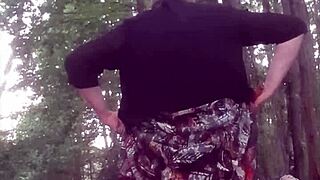 Wet Femdom Queen Dominates Slave Outdoors in Wild Face Sitting!