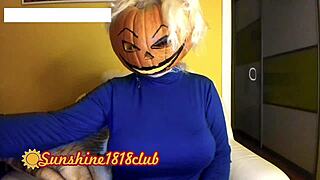 happy halloween pervs, big boobs in pumpkin cam on 10/31