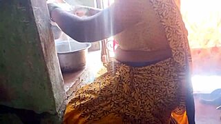 Desi Bhabhi Cooks Up Steamy Sex in Kitchen