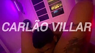 novinha cums hard from pussy tongue while riding big cock