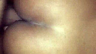 Amateur ebony teen gets drilled hard!