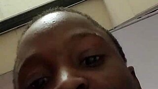 Man, that Nigerian chick ended up touching herself in West Hills Mall bathroom! 😳