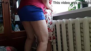 Fucking Stepdaughter with Strapon While Husband Away