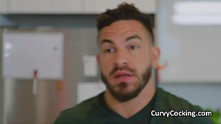 Big Juicy Titty Teen Sucks and Rides Yogi’s Massive Cock After Workout