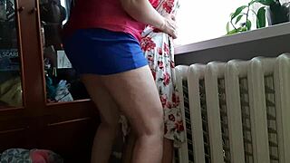 Fucking Stepdaughter with Strapon While Husband Away