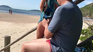 I teased a stranger with my tongue, and he drilled my ass in public, right in front of everyone!