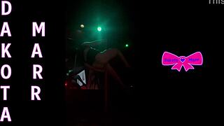 Dakota Marr strips and teases on pole in Nebraska club