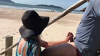 I teased a stranger with my tongue, and he drilled my ass in public, right in front of everyone!